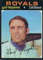 1971 Topps Baseball Cards      269     Gail Hopkins